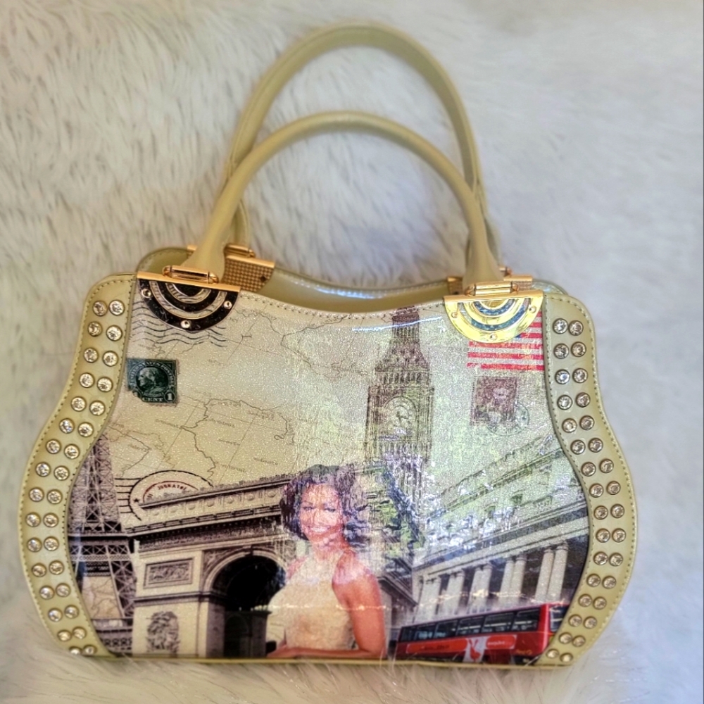 Michelle Obama Print Purse